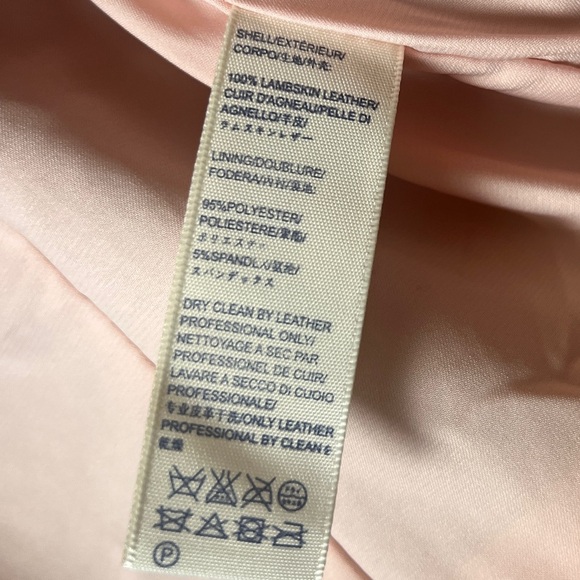 Rebecca Minkoff Cropped Leather Moto Jacket, Size 
Small - Picture 9 of 9